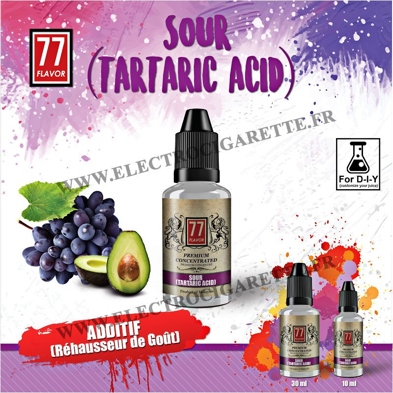 Tartaric Acid - 77 Flavor - Additif
