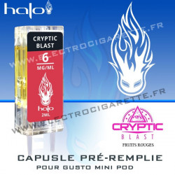 Cryptic Blast - Capsule Pré-Remplie Gusto Mini Pod - Halo