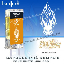 Sugar Twist - Capsule Pré-Remplie Gusto Mini Pod - Halo