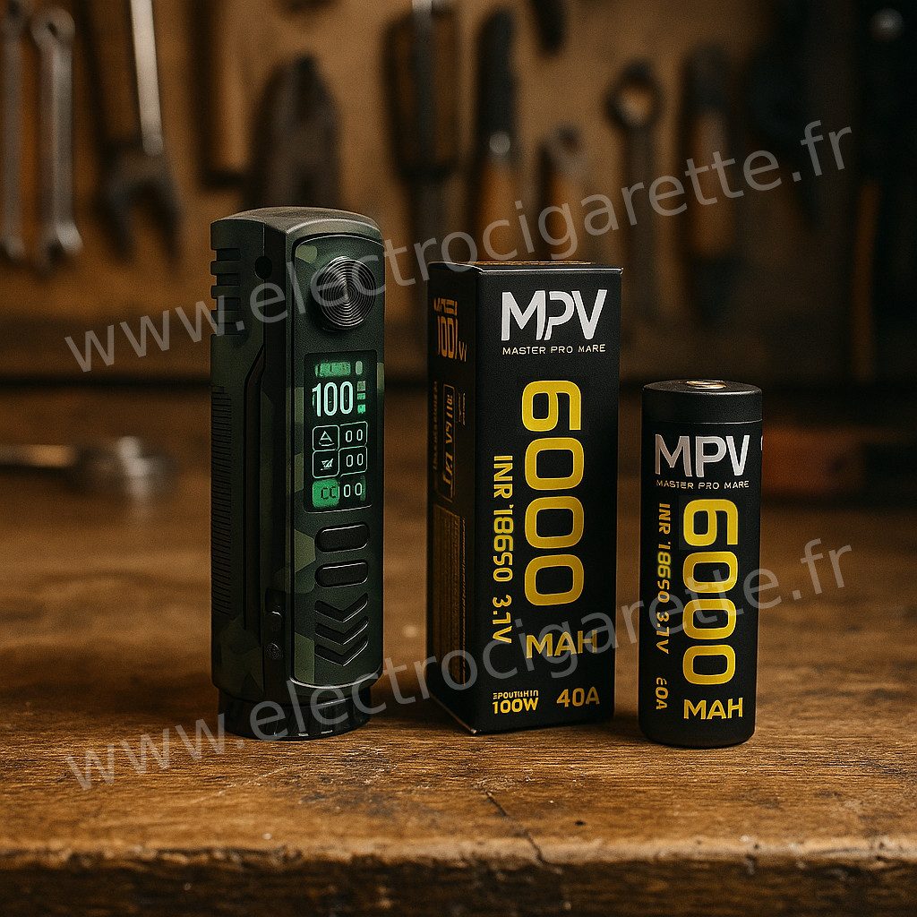 Accu MPV 18650 ou 21700 et chargeur d'accus C4, iC4, iC2